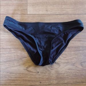 black bikini bottoms